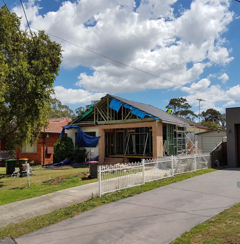 Exalt Builder project — roof raise1