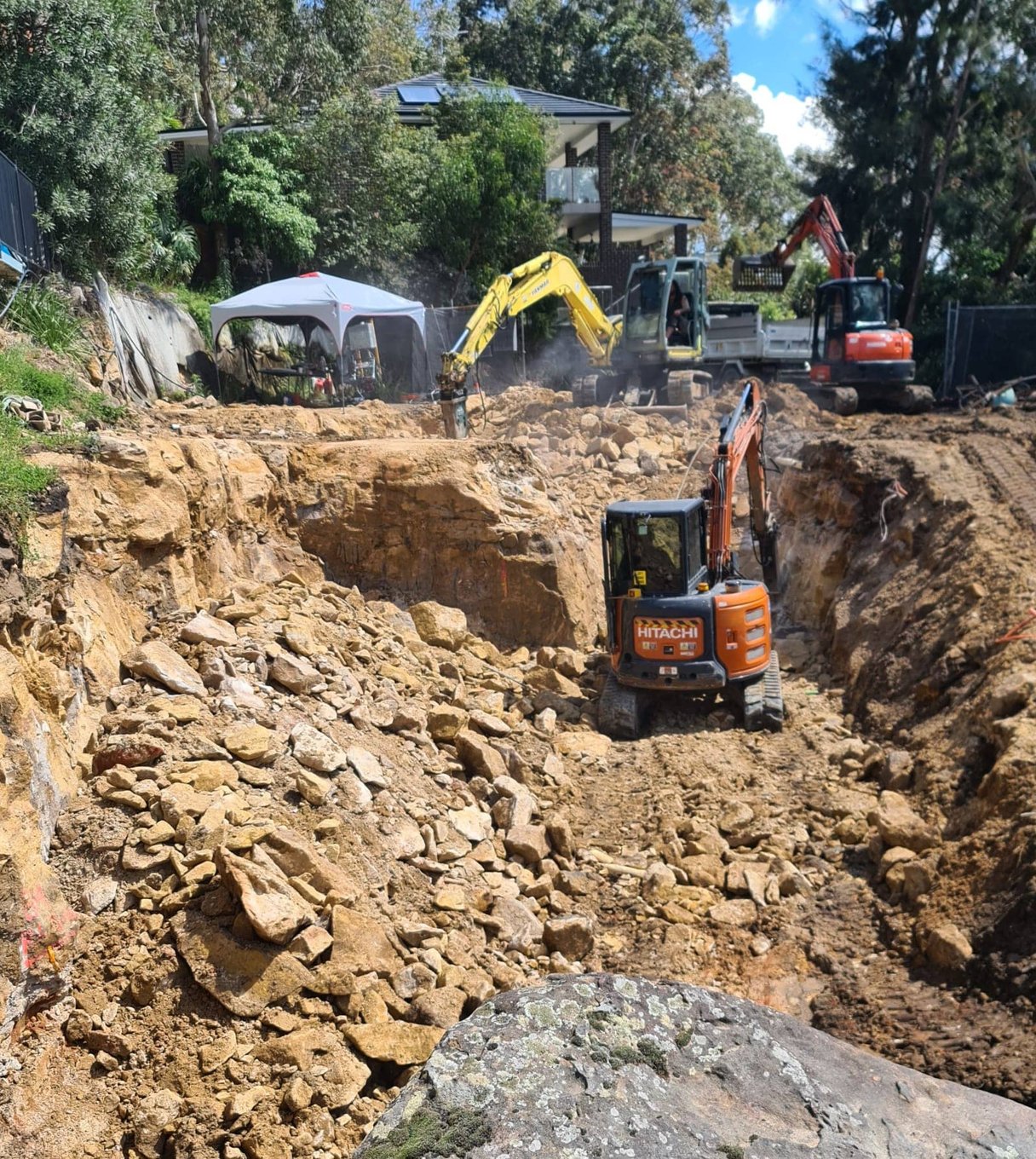 excavation and site prep Sydney
